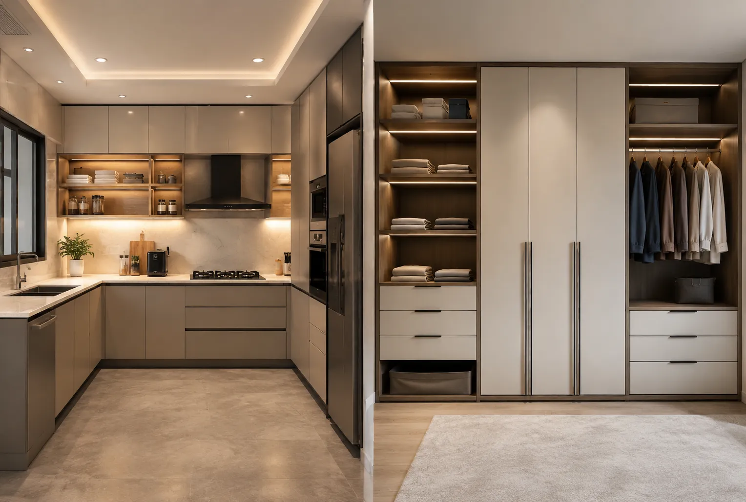 Kitchen and Wardrobe Planning